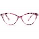 Lunettes Loupe Papillon Roses et Noires Femme Glamour Favy Lunettes Loupes New Time