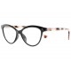 Lunettes Loupe Papillon Noires Ecailles Marron Femme Glamour Favy Lunettes Loupes New Time