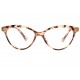 Lunettes de lecture Papillon Marron Ecailles Femme Glamour Favy Lunettes Loupes New Time