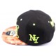 Snapback New York Noire, NY Jaune et Visière Bariolée style Urban Wear ANCIENNES COLLECTIONS divers