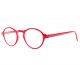 Lunettes de lecture rondes rouge fashion Saxy Lunettes Loupes New Time