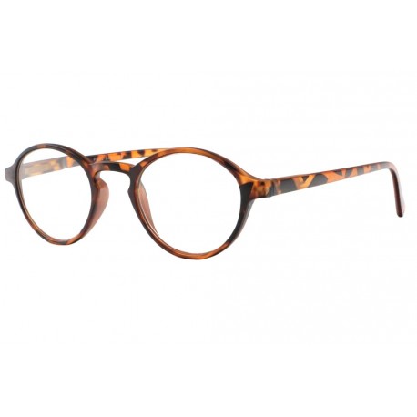 Lunettes de Lecture Rondes Marron Retro Classe Saxy Lunettes Loupes New Time