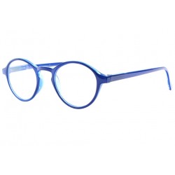 Lunettes de Lecture Rondes Bleues Mode Fashion Saxy Lunettes Loupes New Time