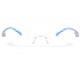 Lunettes de Lecture Bleu Transparent Legeres Mode Fizy Lunettes Loupes New Time