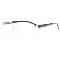 Lunettes de Lecture Transparentes et Noires Legeres Fizy Lunettes Loupes New Time