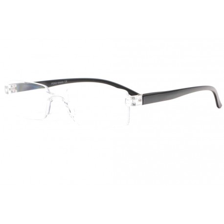 Lunettes de Lecture Transparentes et Noires Legeres Fizy Lunettes Loupes New Time