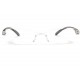 Lunettes de Lecture Transparentes et Noires Legeres Fizy Lunettes Loupes New Time