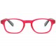 Lunettes Loupe Rouges et Noires Rectangles Laky Lunettes Loupes New Time