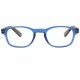 Lunettes Loupe Bleues et Noires Rectangles Laky Lunettes Loupes New Time