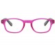 Lunettes Loupe Rose Fuchsia et Noires Rectangles Laky Lunettes Loupes New Time