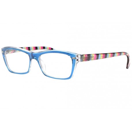 Lunettes de Lecture Fantaisie Bleues et Rouges Amy Lunettes Loupes New Time