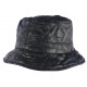 Chapeau de Pluie Femme Noir Reny Doublure Coton Nyls Création CHAPEAUX Nyls Création