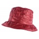 Chapeau de Pluie Femme Rouge Bordeaux Reny Doublure Coton Nyls Création CHAPEAUX Nyls Création