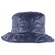 Chapeau de Pluie Femme Bleu Marine Reny Doublure Coton Nyls Création CHAPEAUX Nyls Création