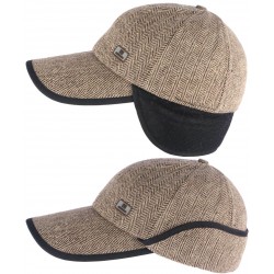 Casquette Cache Oreille Homme Marron Rabat Bandeau Hiver Fereol ANCIENNES COLLECTIONS divers