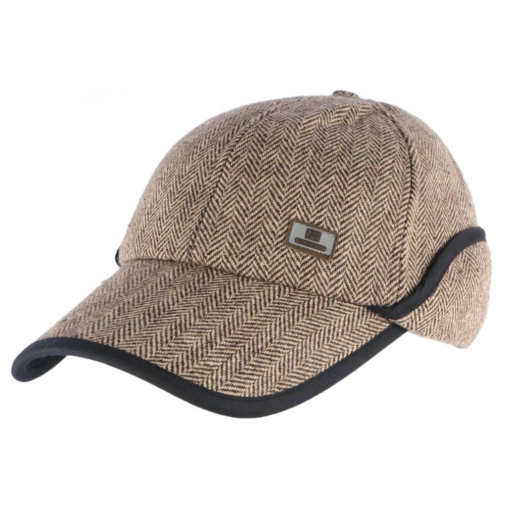 Casquette Hiver Homme/Femme En Laine Avec Cache-Oreilles - Style Baseball/Trappeur - Tailles M Et XL