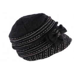 Chapeau Femme Hiver Noir Bonnet Toque en Laine Bouillie Celia CHAPEAUX Léon montane