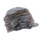 Chapeau Femme Hiver Bleu Gris Bonnet Toque Laine Bouillie Celia CHAPEAUX Léon montane