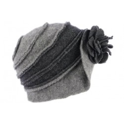 Chapeau Femme Hiver Gris Vintage Bonnet Beret Laine Bouillie Melia CHAPEAUX Léon montane