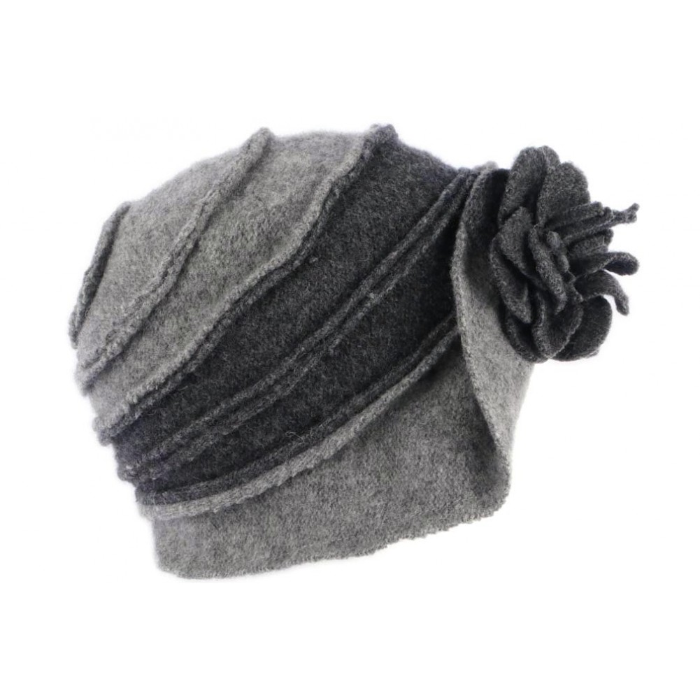 BANDEAU femme hiver gris clair uni TAILLE UNIQUE chapeau bonnet