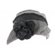 Chapeau Femme Hiver Gris Vintage Bonnet Beret Laine Bouillie Melia CHAPEAUX Léon montane