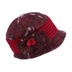 Beret Chapeau Laine Femme Rouge Retro Bonnet Toque Hiver Renya CHAPEAUX Léon montane