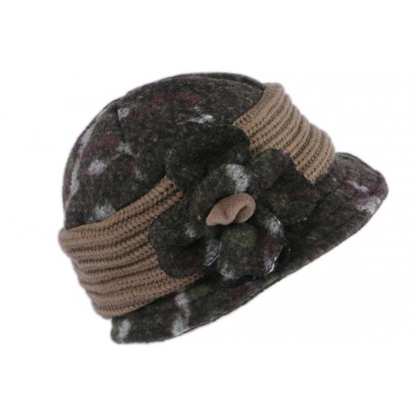 Beret Chapeau Laine Femme Marron Kaki Retro Bonnet Toque Hiver Renya CHAPEAUX Léon montane