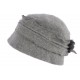 Chapeau Femme Laine Beret Toque Gris Hiver Vintage Felicy ANCIENNES COLLECTIONS divers