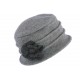 Chapeau Femme Laine Mode Beret Gris Cloche Hiver Retro Mialy ANCIENNES COLLECTIONS divers