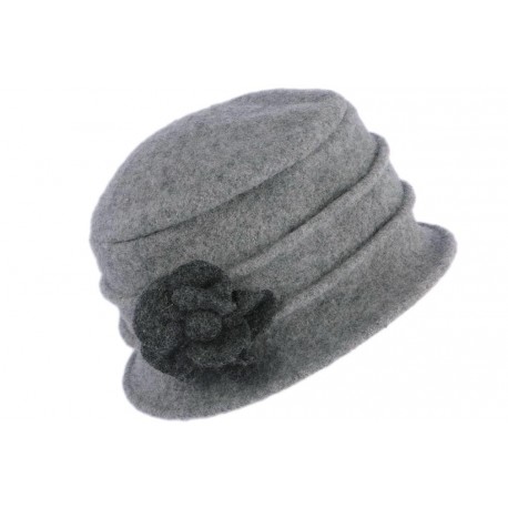 Chapeau Femme Laine Mode Beret Gris Cloche Hiver Retro Mialy ANCIENNES COLLECTIONS divers