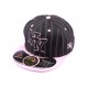 Snapback NY Noire Couture Rose ANCIENNES COLLECTIONS divers