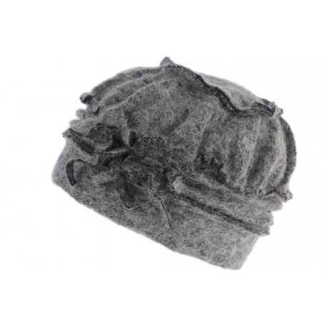 Bonnet Beret Femme Gris Chapeau Toque Laine Retro Milea CHAPEAUX Léon montane