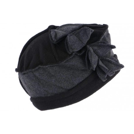 Bonnet Beret Femme Noir Chapeau Toque en Polaire fashion Lenya CHAPEAUX Léon montane
