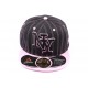 Snapback NY Noire Couture Rose ANCIENNES COLLECTIONS divers