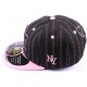 Snapback NY Noire Couture Rose ANCIENNES COLLECTIONS divers