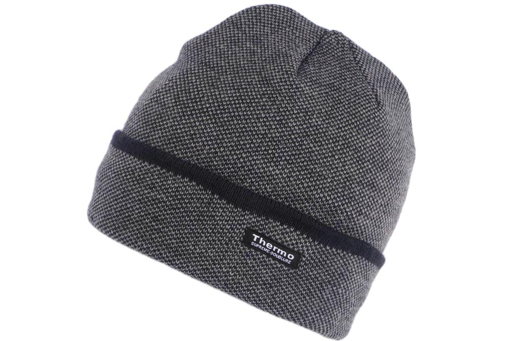 Bonnet Gris Doublure Polaire Nyls Création - Taille Unique - Neuf Avec étiquettes - Super Chaud
