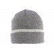 Bonnet Laine Gris Clair a Revers Homme Femme Double Thermo Polaire Kanysk BONNETS Nyls Création