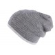 Bonnet Laine Gris Clair a Revers Homme Femme Double Thermo Polaire Kanysk BONNETS Nyls Création