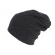 Bonnet Homme et Femme Laine Gris Fonce Doublure Polaire Haston BONNETS Nyls Création