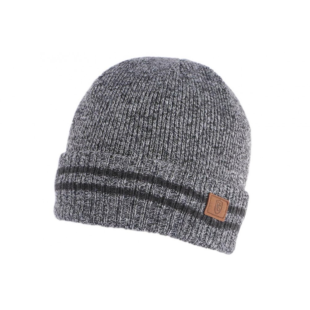 Bonnet doublure polaire gris chiné homme - DistriCenter