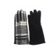 Gants Femme Tendance Noirs et Blancs Fantaisie Touchscreen Tactile Fylik Gants Léon montane