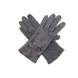 Gants Femme Originaux Gris Serpent Fashion Tactile Doubles Polaire Syptik Gants Léon montane