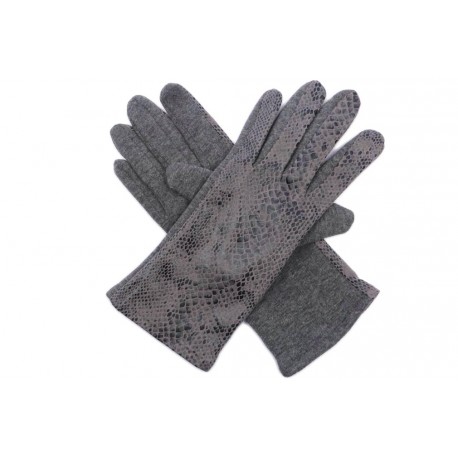 Gants Femme Originaux Gris Serpent Fashion Tactile Doubles Polaire Syptik Gants Léon montane