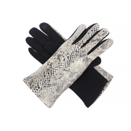 Acheter Gants femme Originaux Serpent, gant tactile Beige livré en 48h