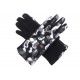 Gants Femme Laine Originaux Gris et Noirs Tactiles Doubles Polaire Lynia Gants Léon montane