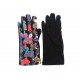 Gants Femme Laine Originaux Rouges et Bleus Tactiles Doubles Polaire Lynia Gants Léon montane