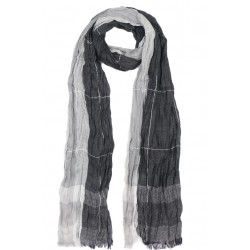 Echarpe Homme Grise Classe Foulard Hiver Chaud et Chic Malson Echarpe Nyls Création