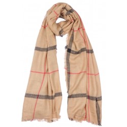 Grande Echarpe Marron Carreaux Foulard Hiver Tartan Ecossais Fantaisie Kaston Echarpe Nyls Création