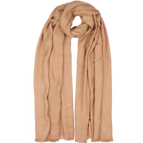 Grand Foulard Marron Camel Classe Echarpe Hiver Douce et Chaude Naston Echarpe Nyls Création