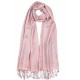 Grand Chale Pashmina Femme Foulard Rose Hiver Fashion Kupwa Echarpe Léon montane